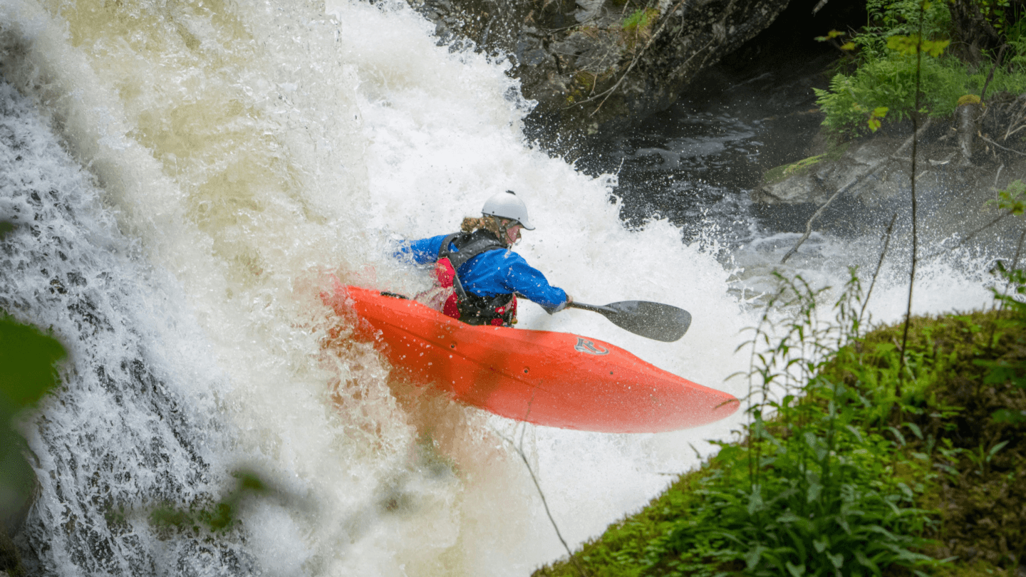 White water kayaking