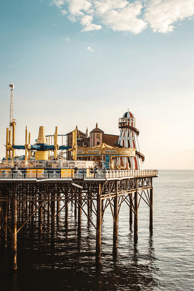 Brighton pier, England