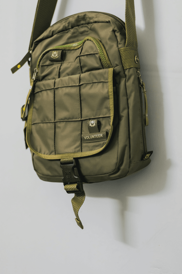 Olive green backpack